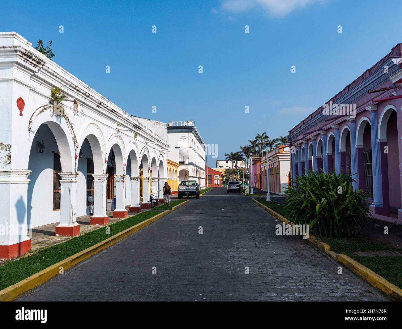 Patrimonio mondiale dell'UNESCO Messico Tlacotalpan, Veracruz, Messico Foto Stock