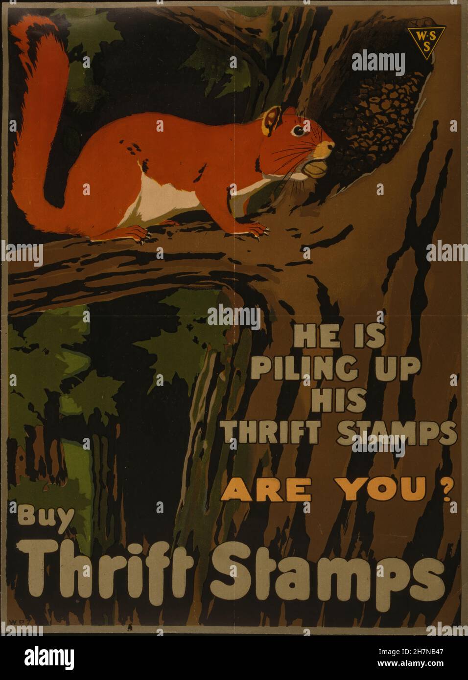 Poster prestito di guerra - Stati Uniti World War One Propaganda - 447 Foto Stock