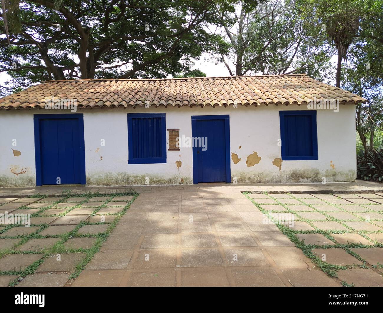 A Casa do Grato: La proprietà è legata al punto di riferimento della proclamazione dell'Indipendenza del Brasile, che ha avuto luogo nel 1822. São Paolo Foto Stock