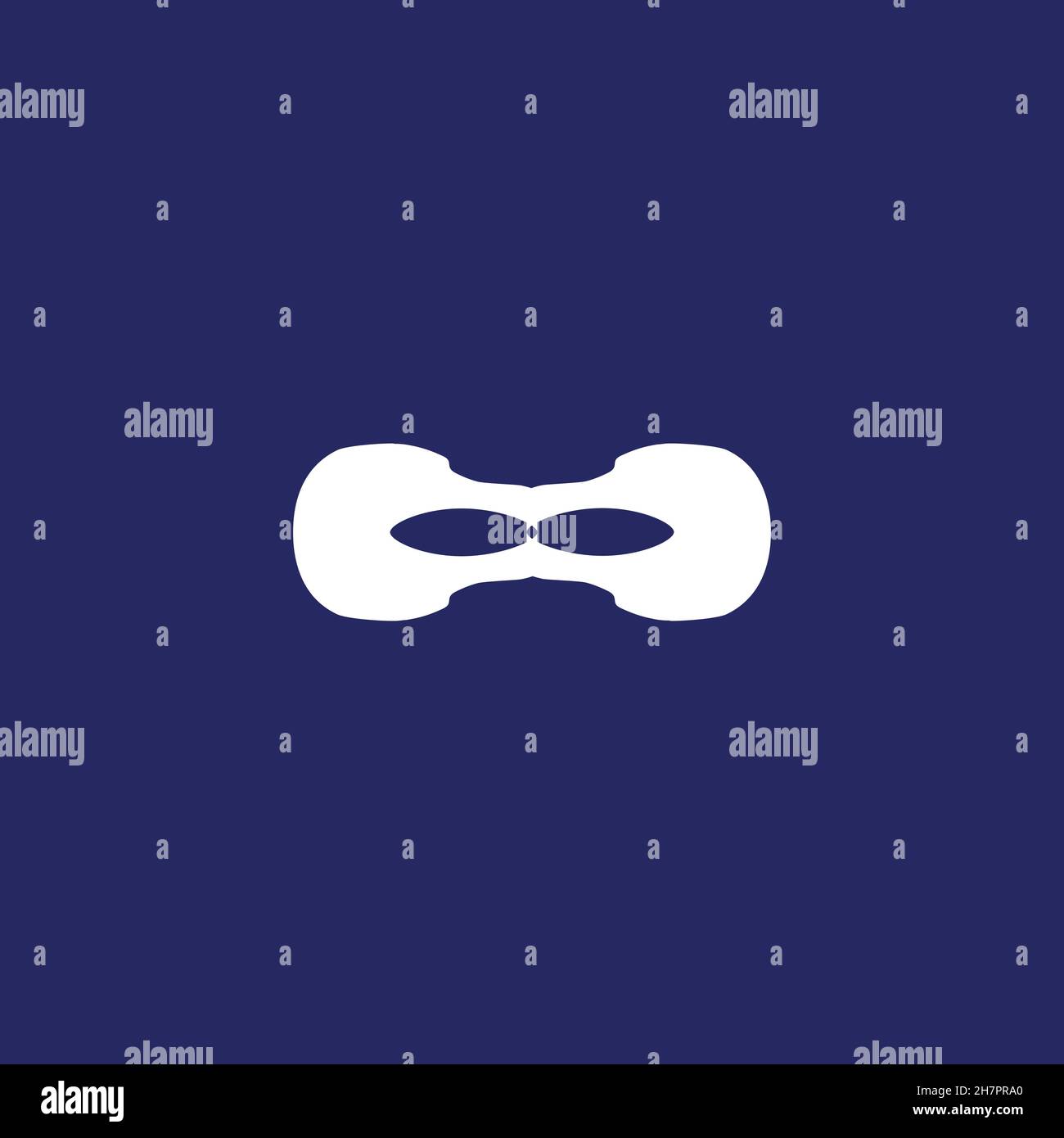 Icona linea maschera PROM. Semplice stile evento carnevale poster sfondo simbolo. Elemento di design del logo. Stampa T-shirt. Vettore per adesivo. Illustrazione Vettoriale