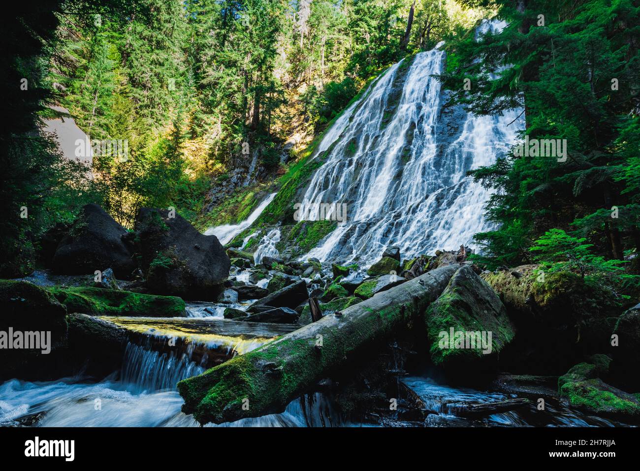 Cascata Underwood sul Diamond Creek Foto Stock