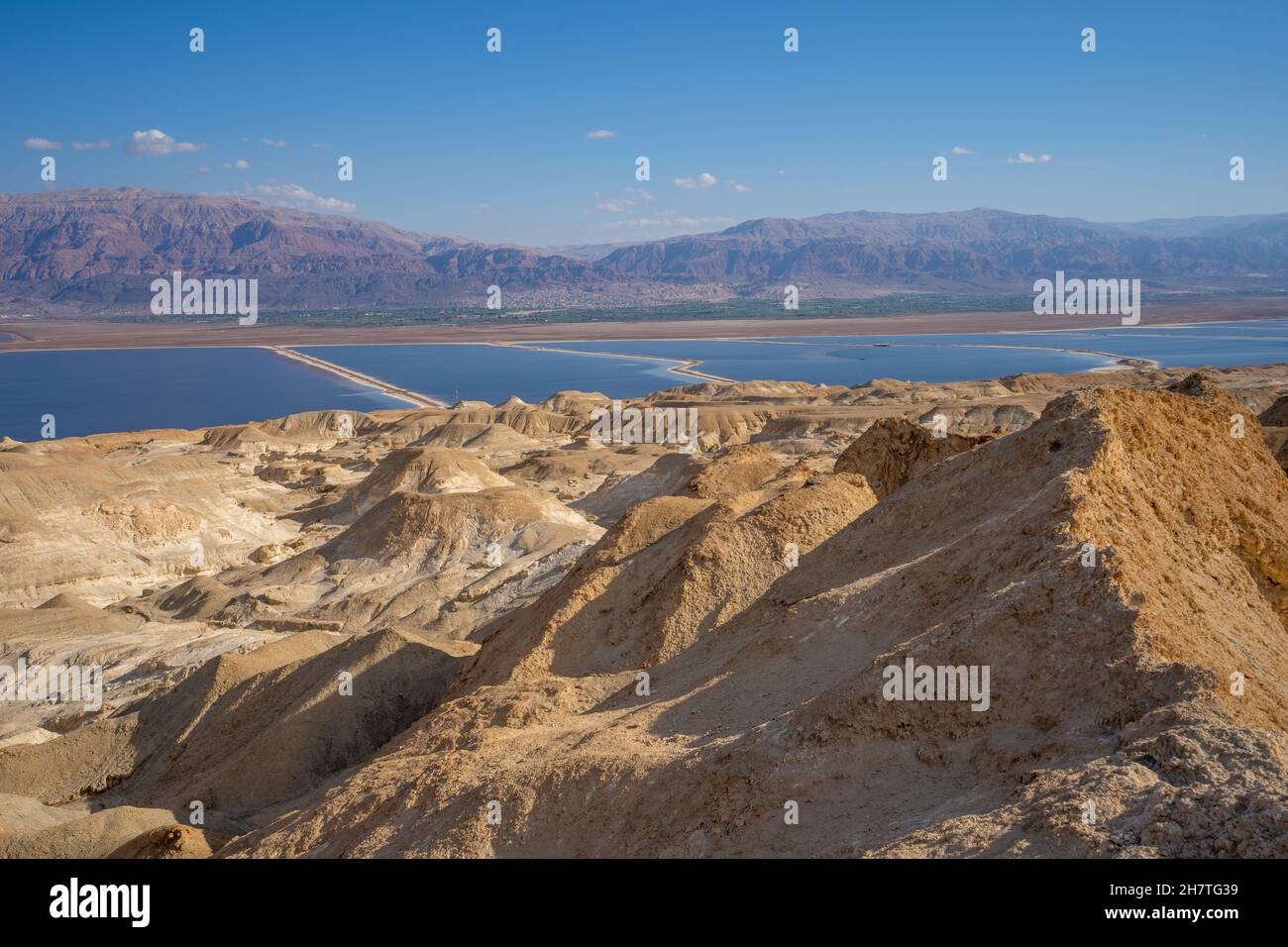 Monte Sodoma, Mare Morto deserto giudaico Israele Foto Stock