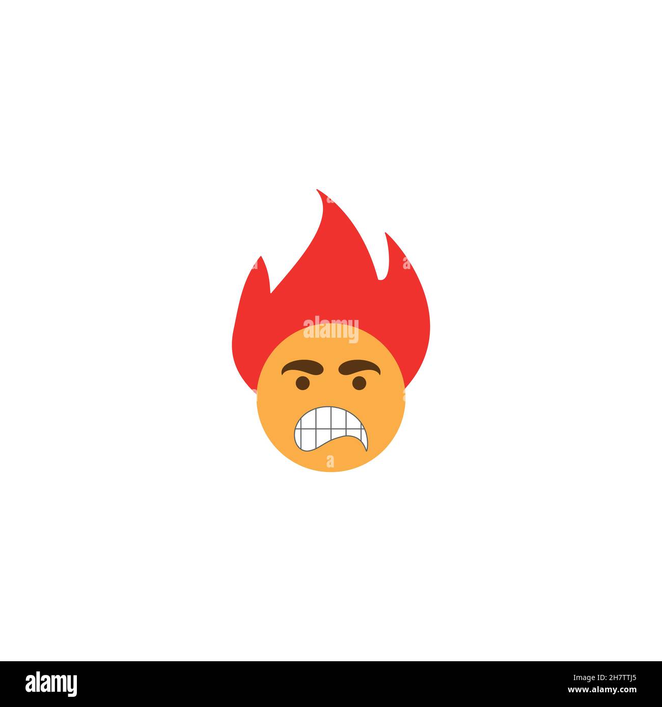 Icona della linea di sindrome da attacco di panico dei bambini. Stile semplice Bambini sindrome attacco panico poster simbolo di sfondo. Elemento di design del logo. Stampa T-shirt. Vettore Illustrazione Vettoriale