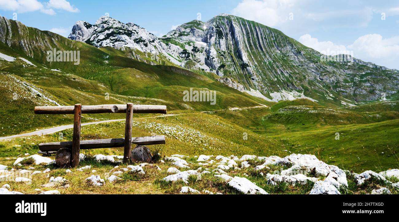 Parco Nazionale Durmitor in Montenegro Foto Stock