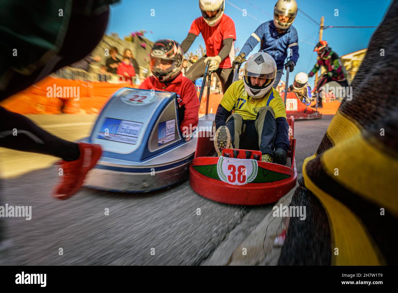 Kart and Race Foto Stock