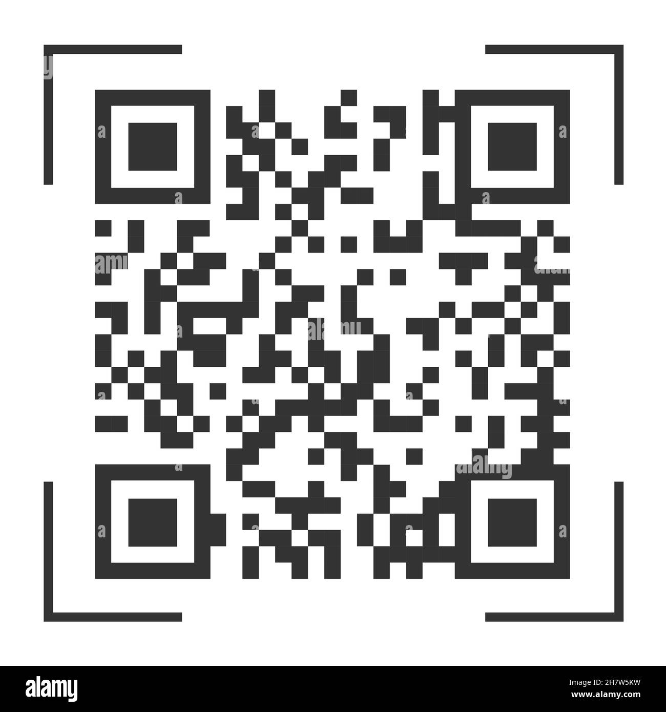 Codice QR. Codice a barre. Codice. Codice a barre. Illustrazione vettoriale. Illustrazione Vettoriale