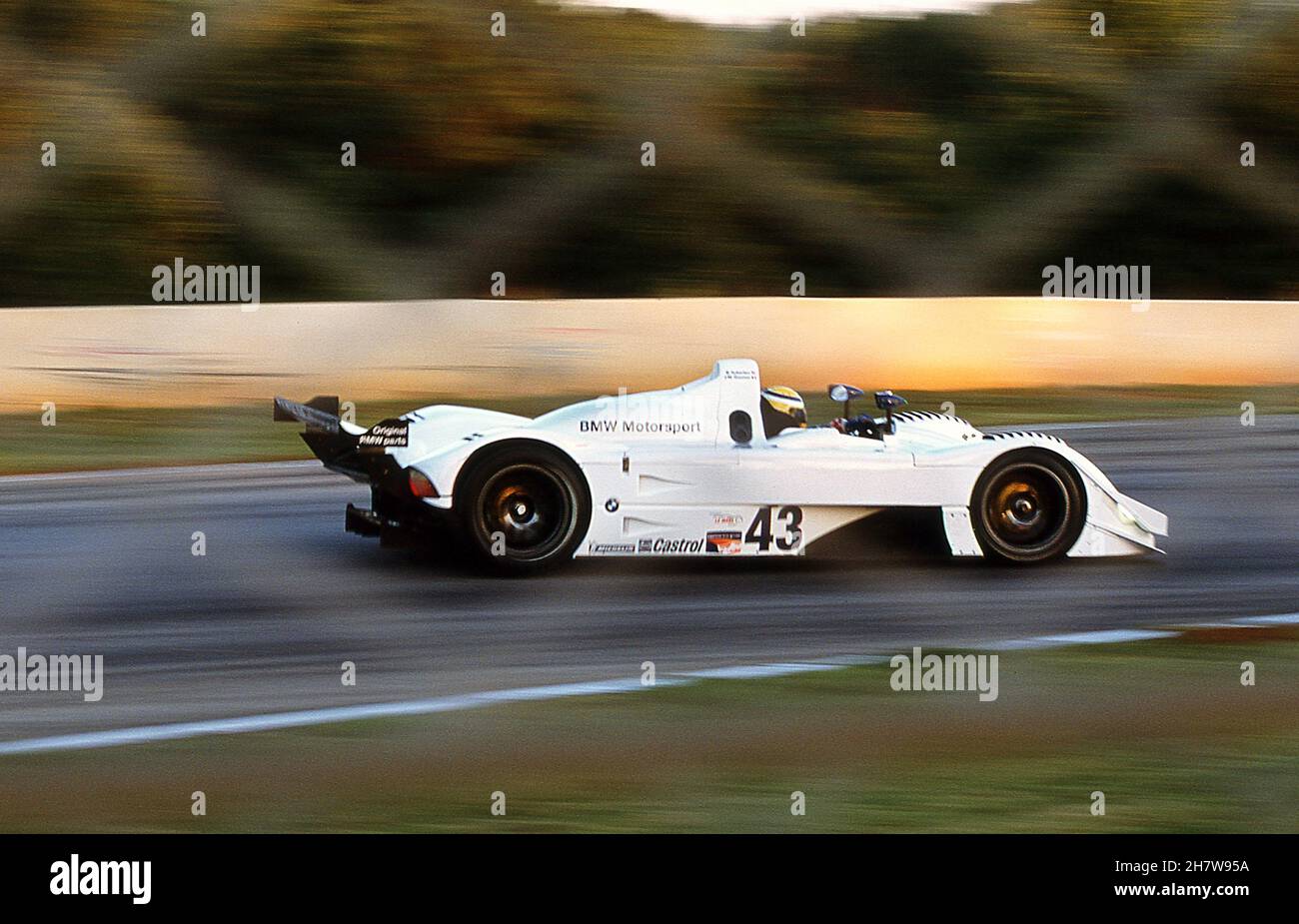 BMW V12 LMR Racing alla American le Mans Series gara a Road Atlanta Petit le Mans gara Georgia USA 30/9/2000 Foto Stock