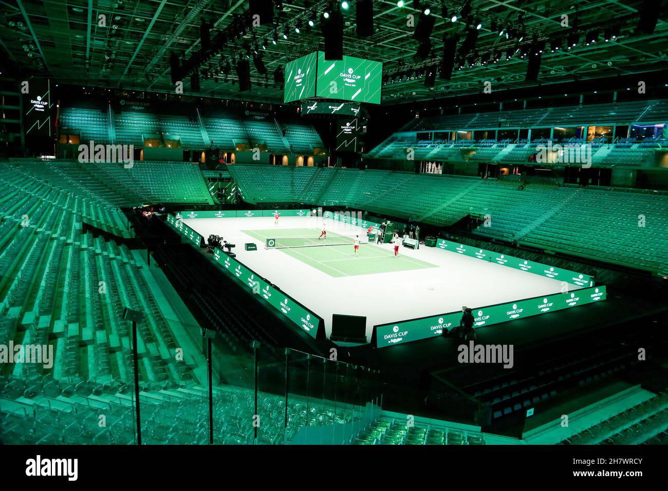 La sede della Coppa Davis 2021, evento di tennis tra Croazia e Australia il  25 novembre 2021 a pala Alpitour a Torino - Photo Nderim Kaceli / DPPI Foto  stock - Alamy