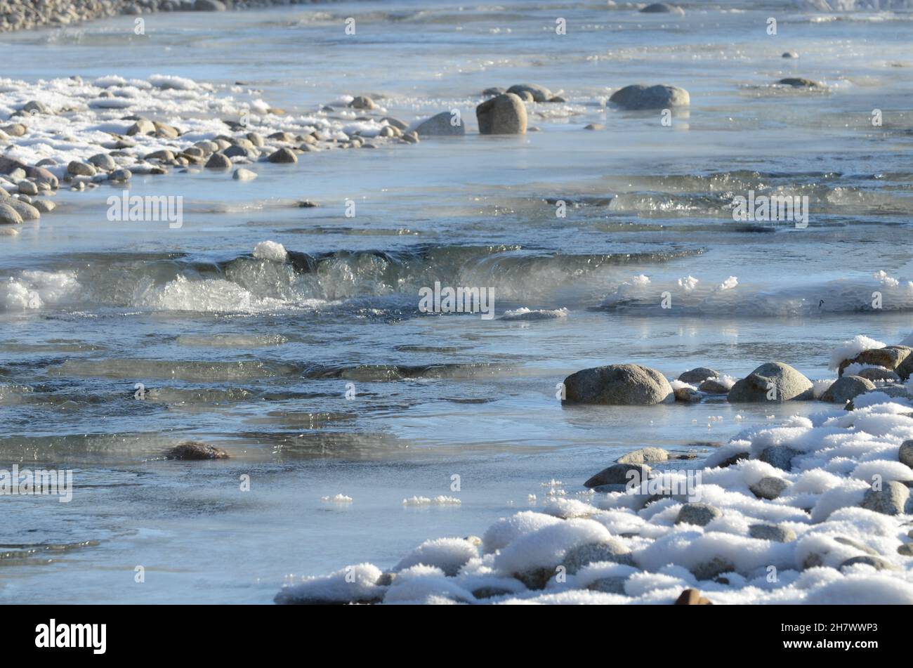 fiume selvaggio Foto Stock