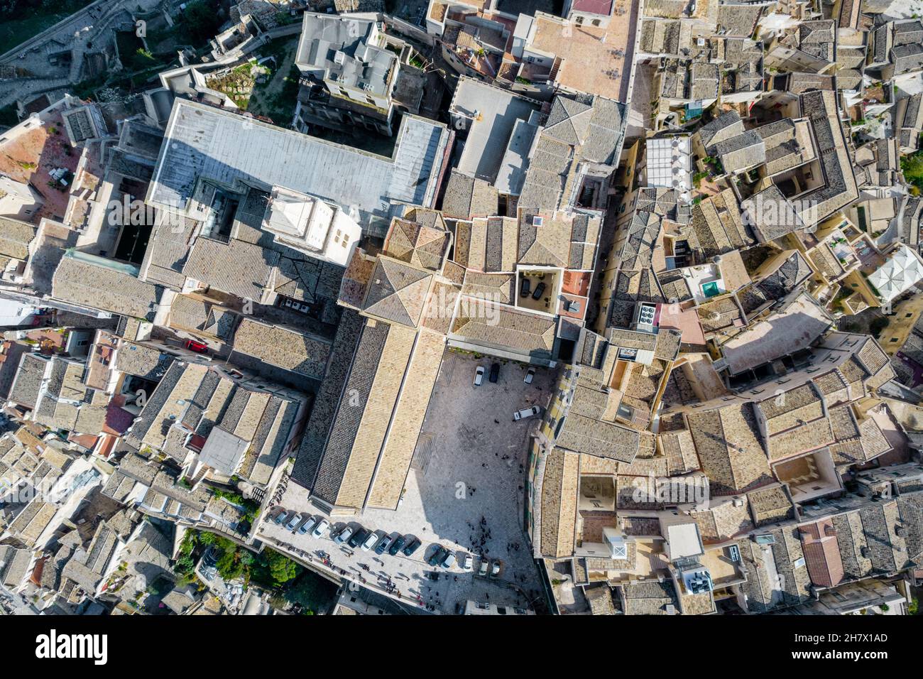 Veduta aerea di sassi matera, basilicata, italia Foto Stock