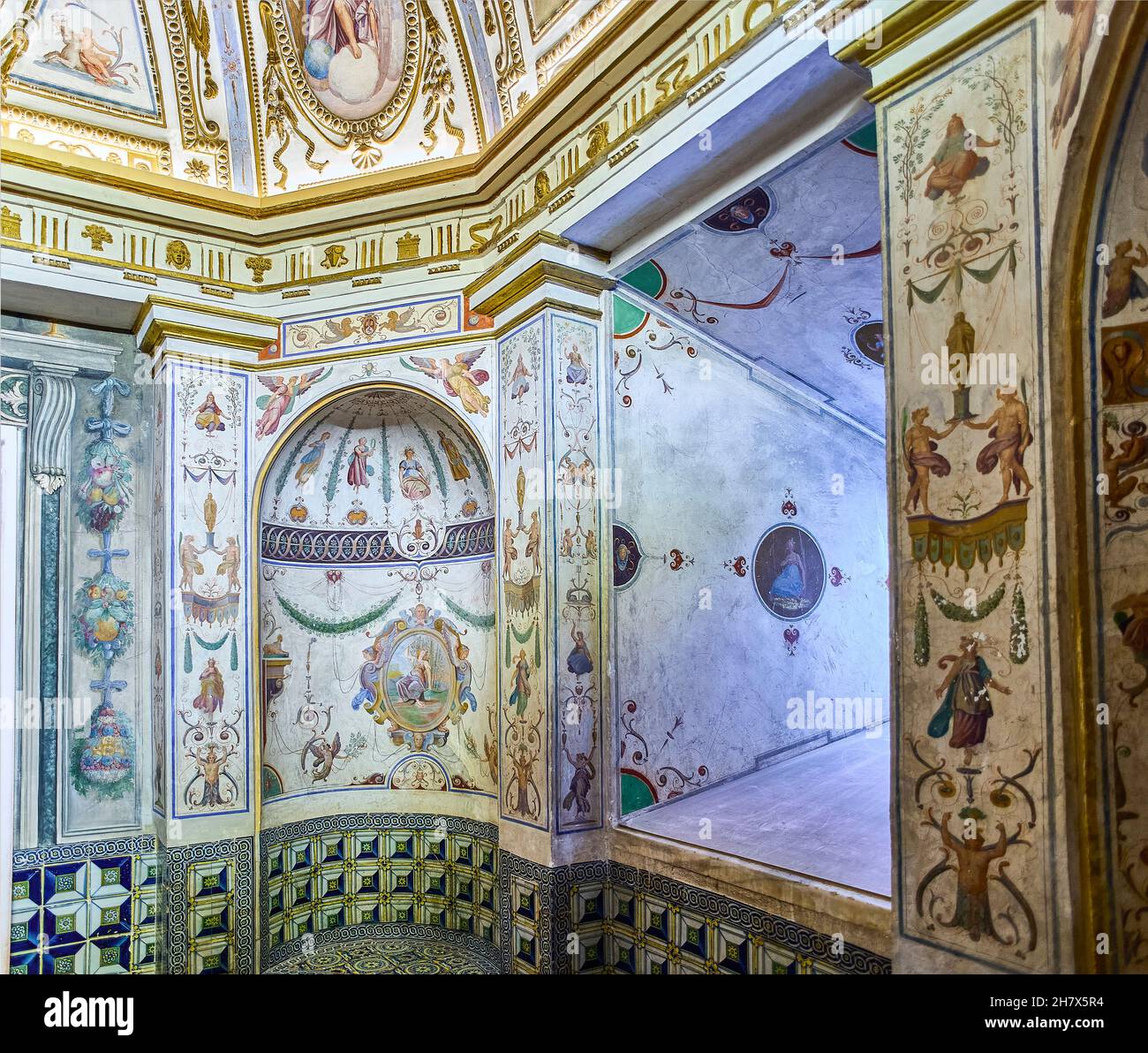 Palazzo di El Infantado. Guadalajara, Spagna. Foto Stock