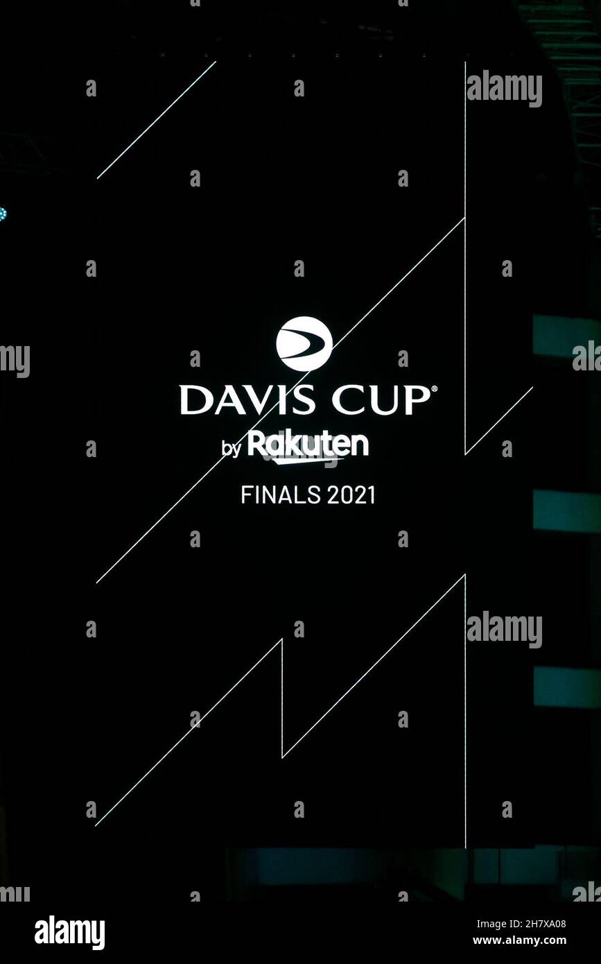 Durante la Coppa Davis 2021, evento di tennis tra Croazia e Australia il 25 novembre 2021 a Pala Alpitour a Torino - Foto: Nderim Kaceli/DPPI/LiveMedia Foto Stock
