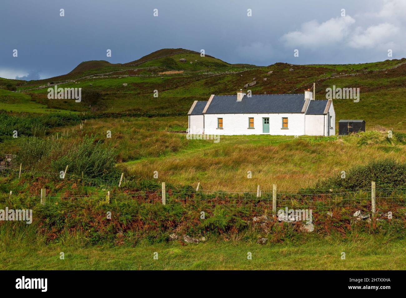 Ballyteney Beg, Clare Island, County Mayo, Irlanda Foto Stock