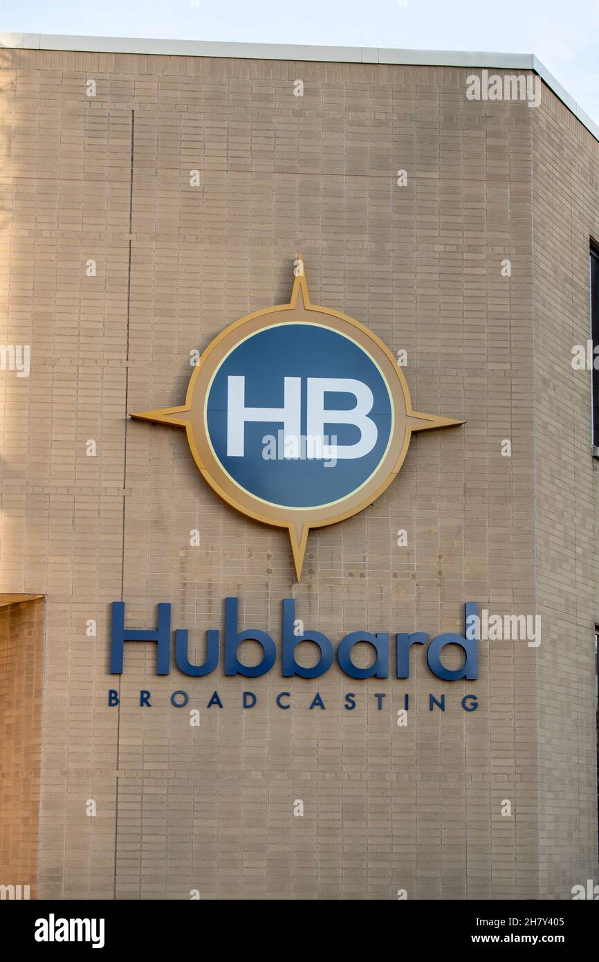 St. Paul, Minnesota. Hubbard Broadcasting, Inc. È una società americana di radiodiffusione e televisione con sede a St. Paul, Minnesota. E 'stato trovato Foto Stock