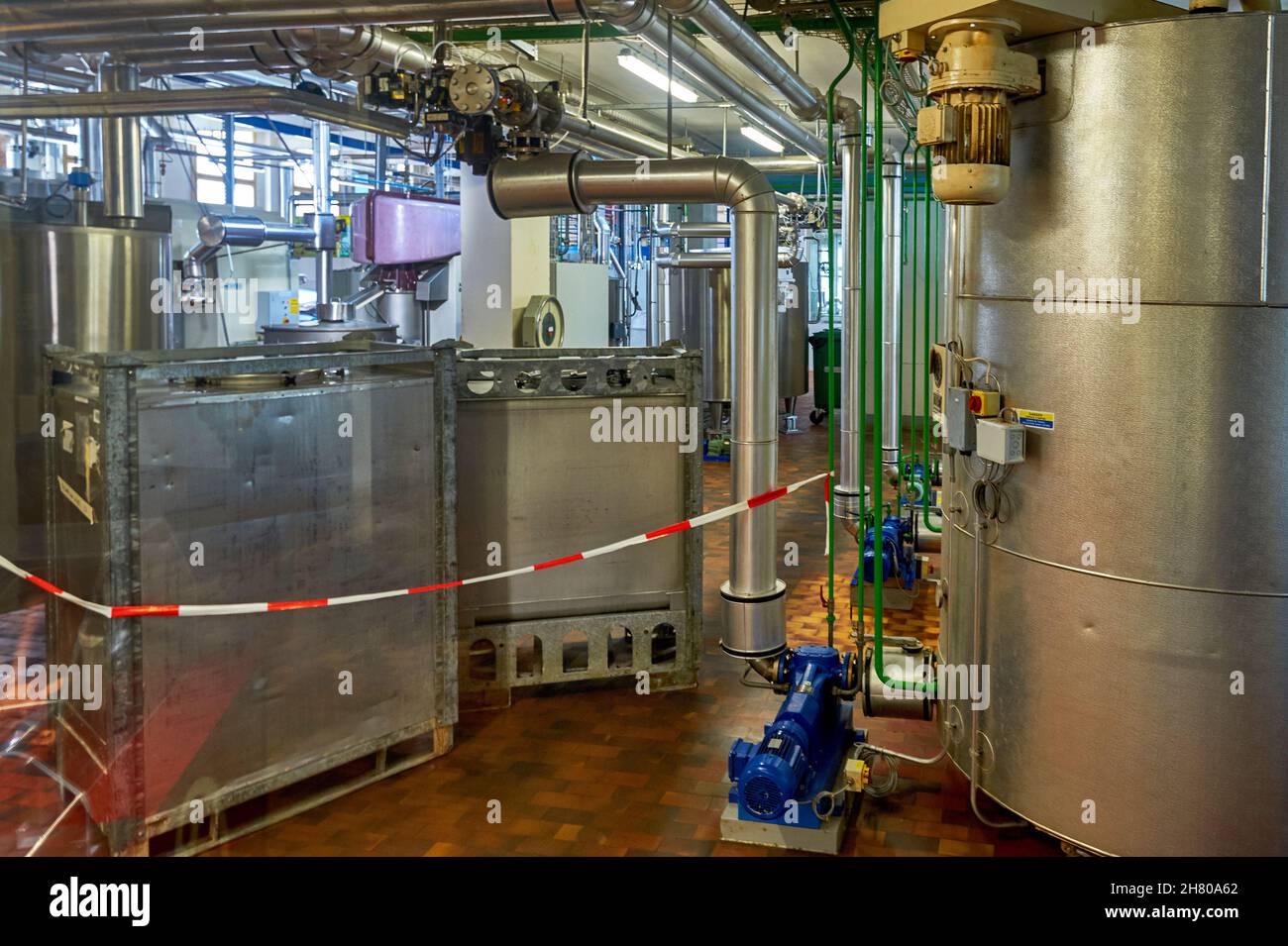 Visita al museo e alla fabbrica del cioccolato Cailler. Broc, Svizzera Foto Stock