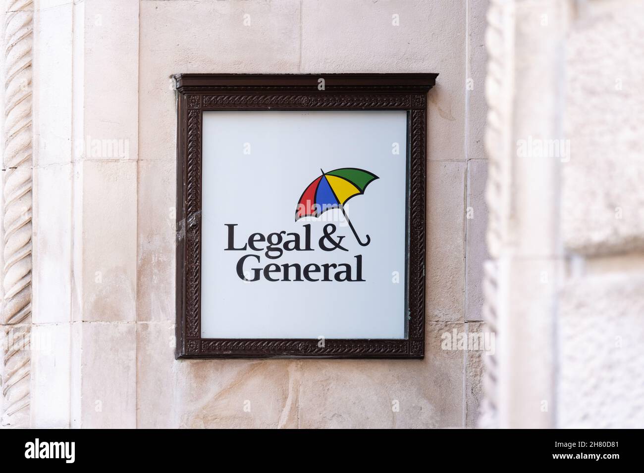 Legal and General Outside Legal and General Investment Management Building, Liverpool, Inghilterra, Regno Unito Foto Stock