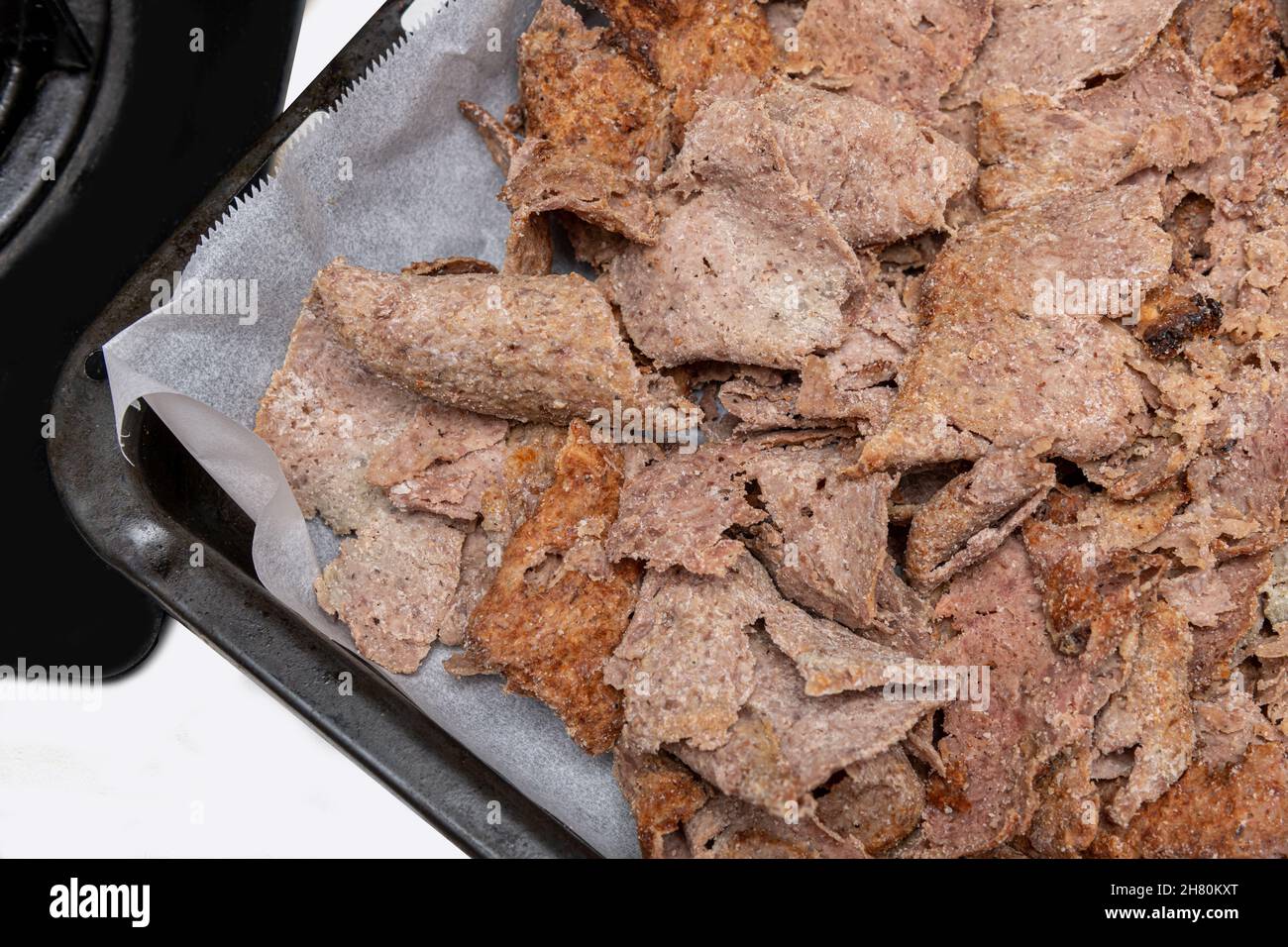 Kebab doner turco precottonato acquistato dal supermercato Foto Stock