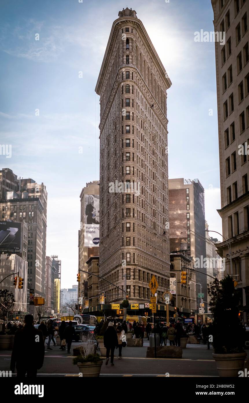 Flatiron Building di New York Foto Stock