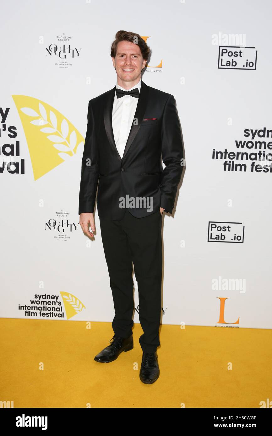 26 novembre 2021: NICK WRIGHT partecipa al Sydney Women's International Film Festival Opening Night presso gli United Cinemas Opera Quays il 26 novembre 2021 a Sydney, NSW Australia (Credit Image: © Christopher Khoury/Australian Press Agency via ZUMA Wire) Foto Stock