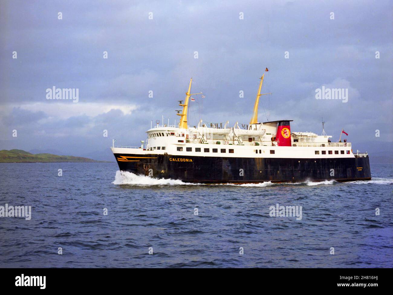 MV Caledonia anni '70 Foto Stock