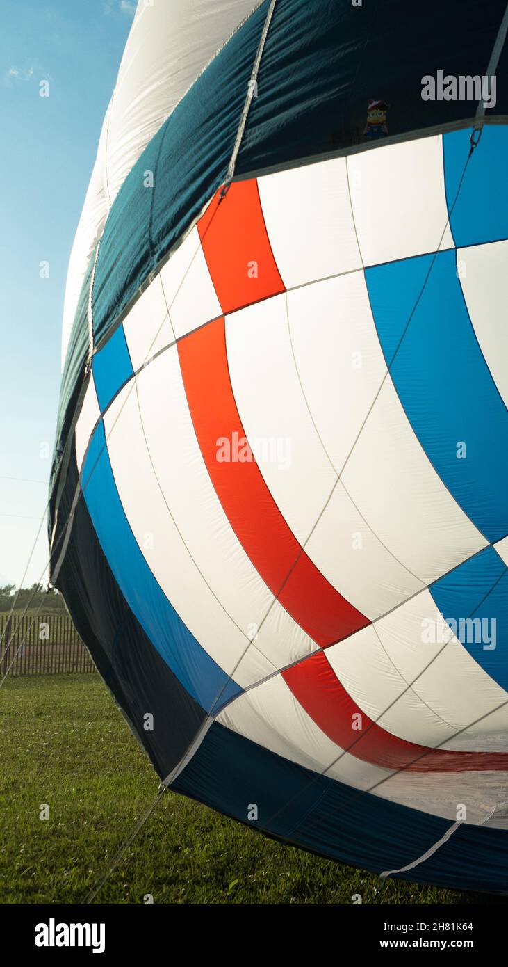 Hot Air Balloon Festival in estate nel Wisconsin Foto Stock