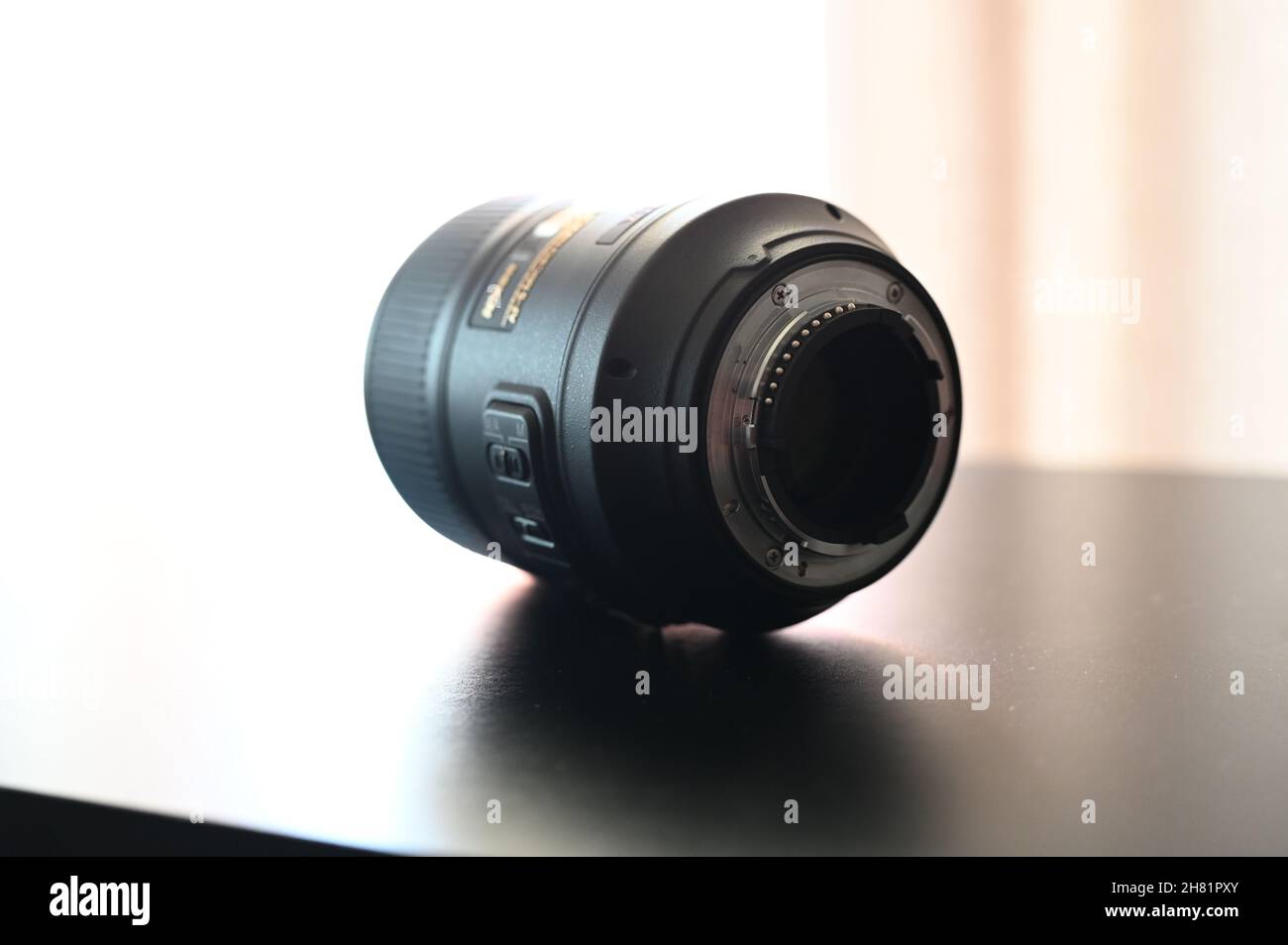 Nikon nikkor macro obiettivo f-mount Foto Stock