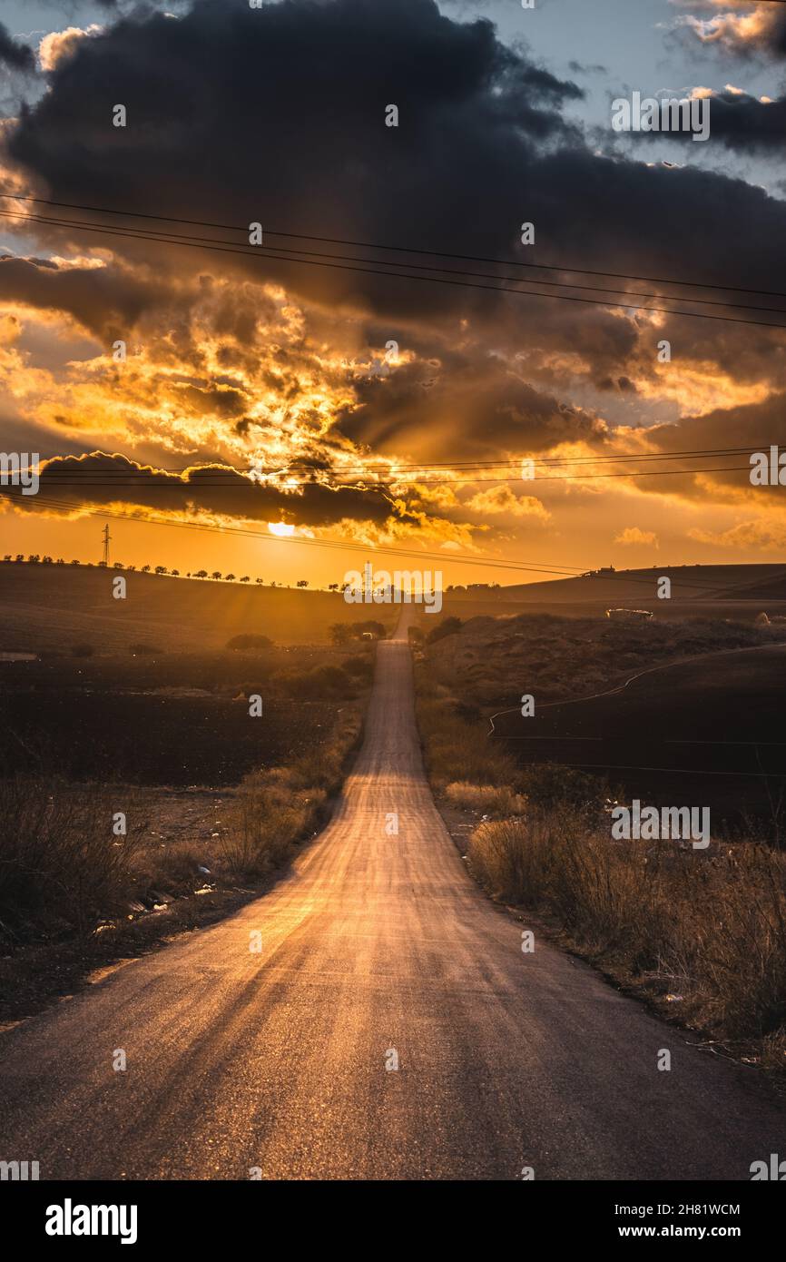 Tramonto magico Foto Stock