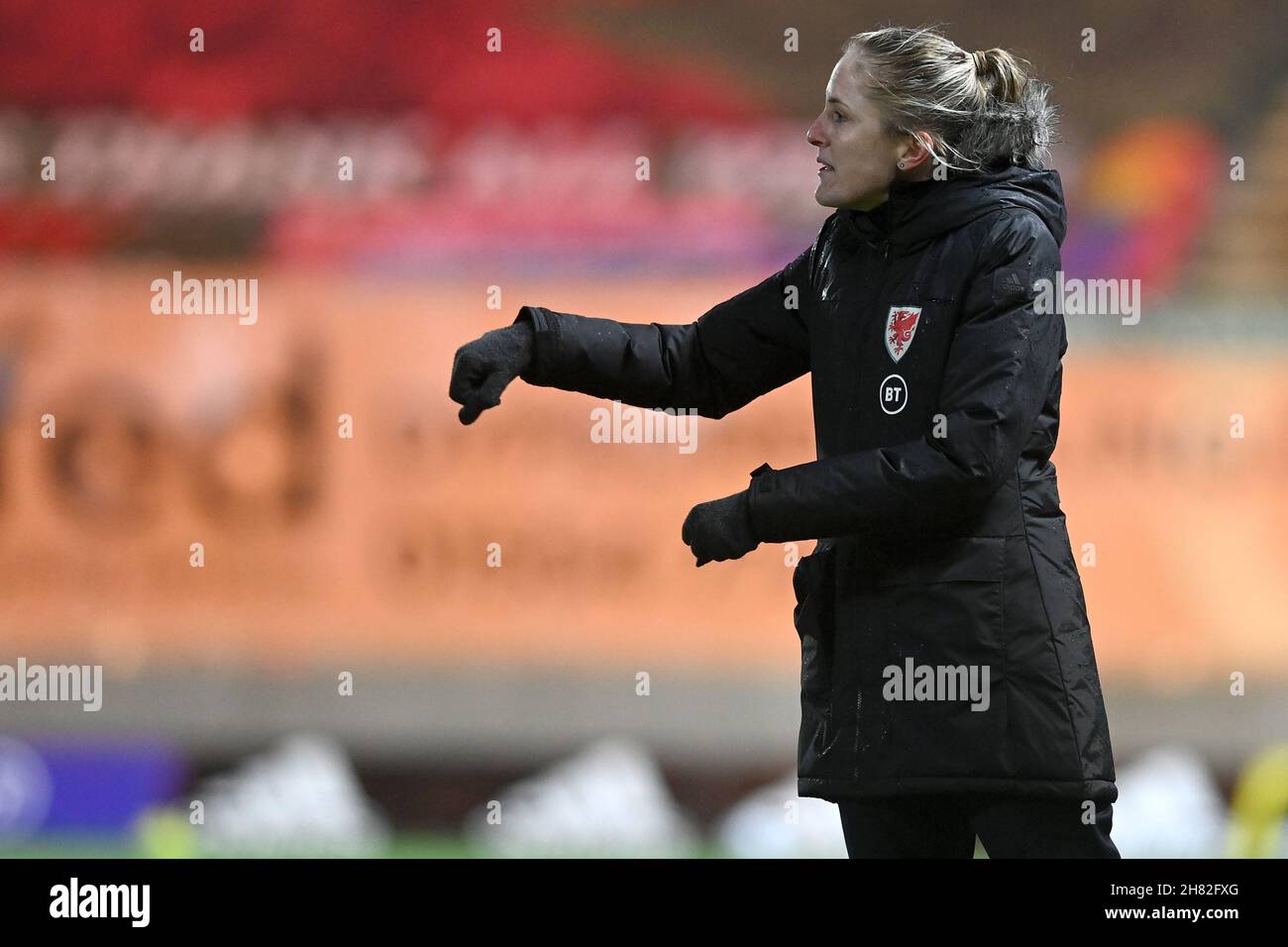 Llanelli, Regno Unito. 26 novembre 2021. Gemma Grainger, National Team Manager del Galles a Llanelli, Regno Unito, il 11/26/2021. (Foto di Ashley Crowden/News Images/Sipa USA) Credit: Sipa USA/Alamy Live News Foto Stock