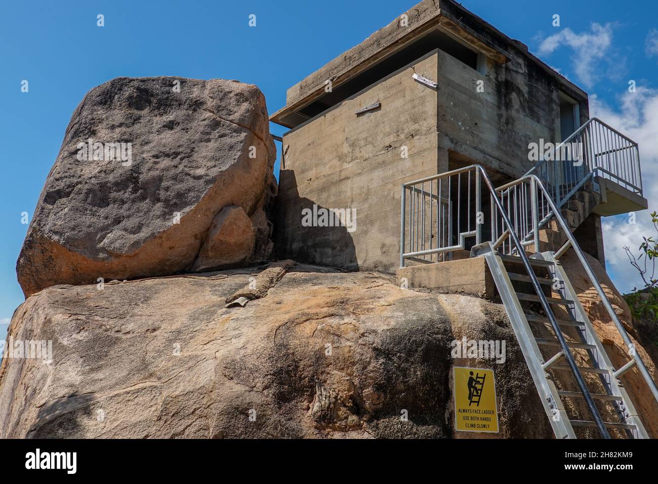 Il centro di comando Forts Forward, Magnetic Island, Queensland, Australia Foto Stock