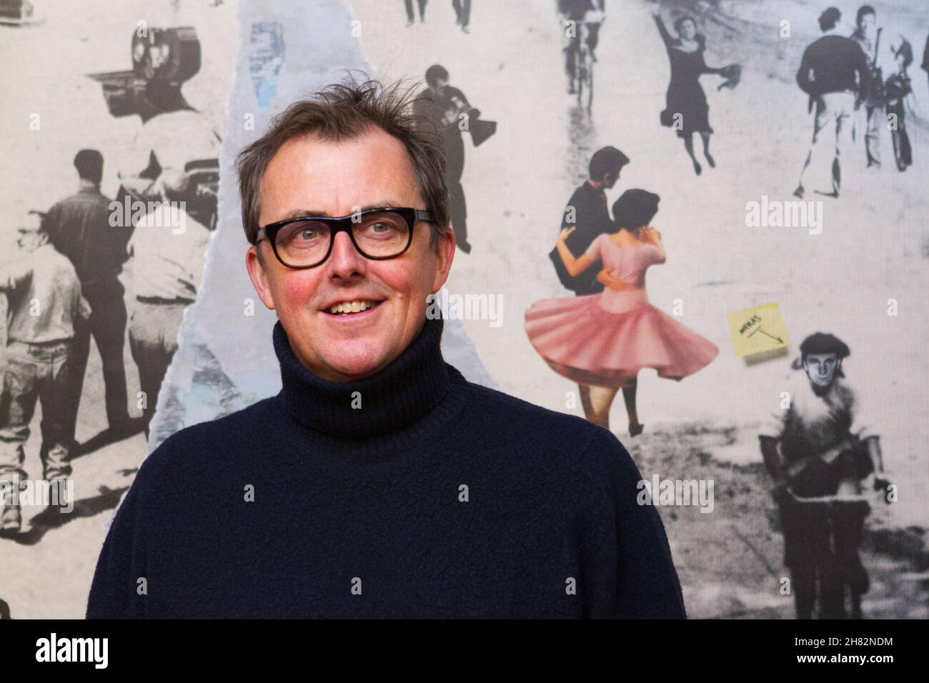 26 novembre 2021, Torino, Italia: Torino. 26 novembre 2021. Il regista britannico Garth Jennings pone sul tappeto rosso del Festival del Cinema di Torino del 2021. (Credit Image: © Marco Destefanis/Pacific Press via ZUMA Press Wire) Foto Stock