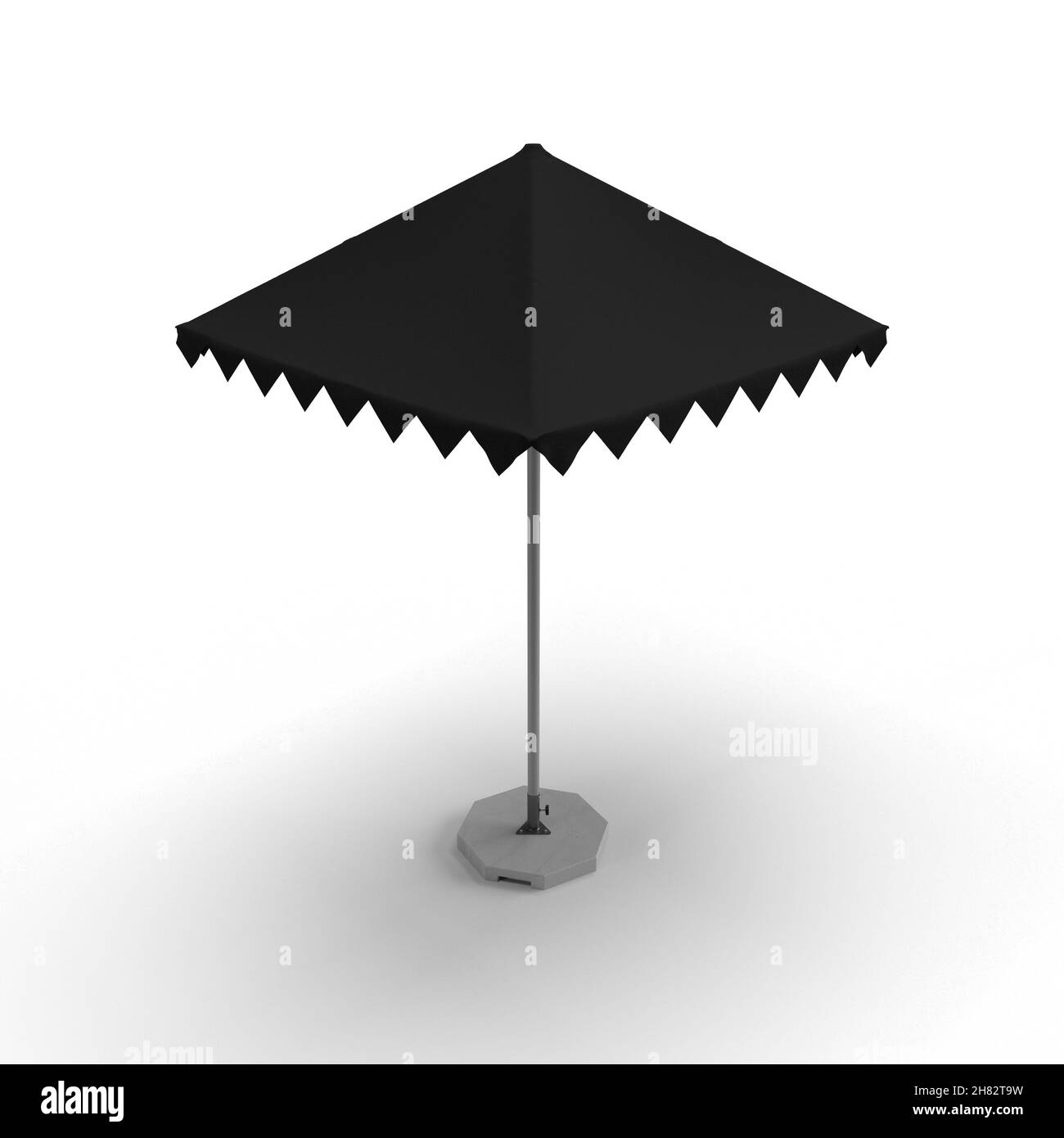 Black Promotional alluminio Sun Pop Up ombrellone ombrello per la  pubblicità. illustrazione della rappresentazione 3d Foto stock - Alamy