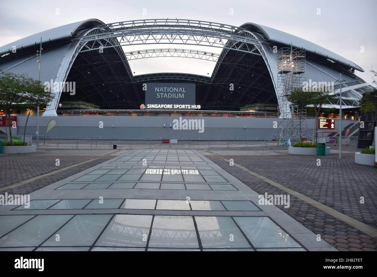 Singapore National Stadium Foto Stock