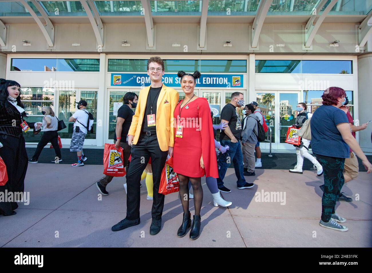 26 novembre 2021: Star Trek Cosplay Comic-con International San Diego Special Edition il 26 novembre 2021 a San Diego, California. (Credit Image: © Marissa carter/ZUMA Press Wire) Foto Stock