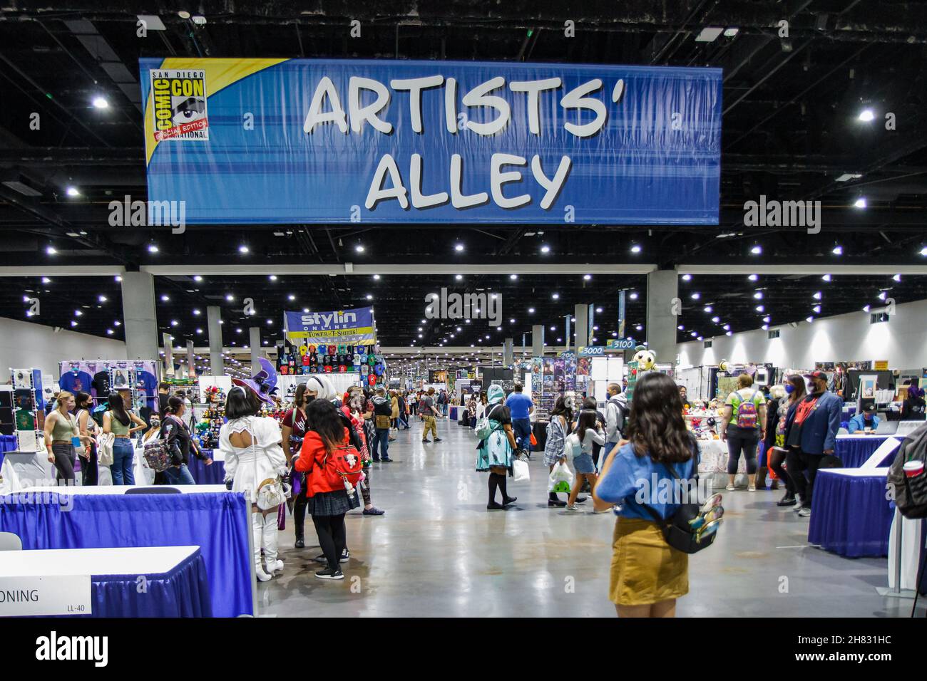 27 novembre 2021: Alley degli artisti a San Diego Comic-con International Special Edition il 26 novembre 2021 a San Diego, California. (Credit Image: © Marissa carter/ZUMA Press Wire) Foto Stock