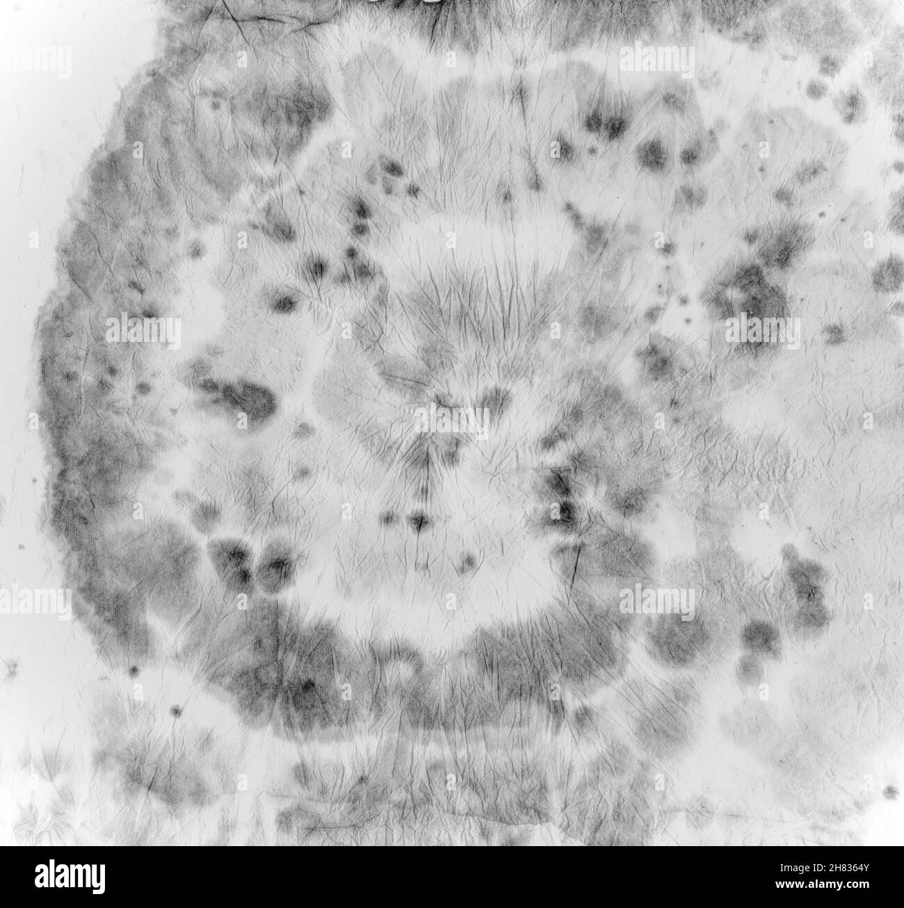 Tie Dye background (Tie Dye background Tessuto Batik nero. Sfondo Heart Watercolor. Pittura circolare Tye Die. Trama hippie. Effetto Art astratto. Vecchio design artistico Foto Stock