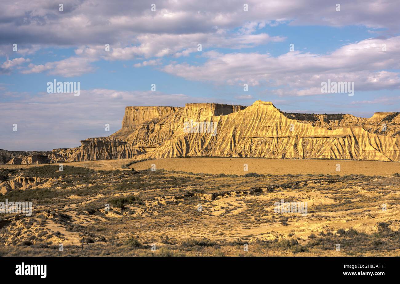 Cabezo de las Cortinillas Mountain, Banderas Reales , Navarra, Spagna Foto Stock