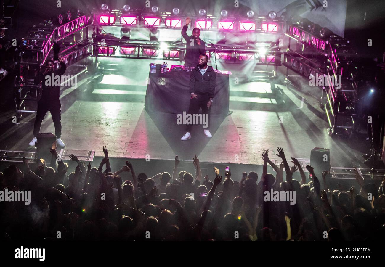 Bournemouth, Regno Unito. 26 novembre 2021. Headie One alla O2 Academy di Bournemouth, Regno Unito. 26 novembre 2021. Credit: Charlie Raven/Alamy Live News Foto Stock