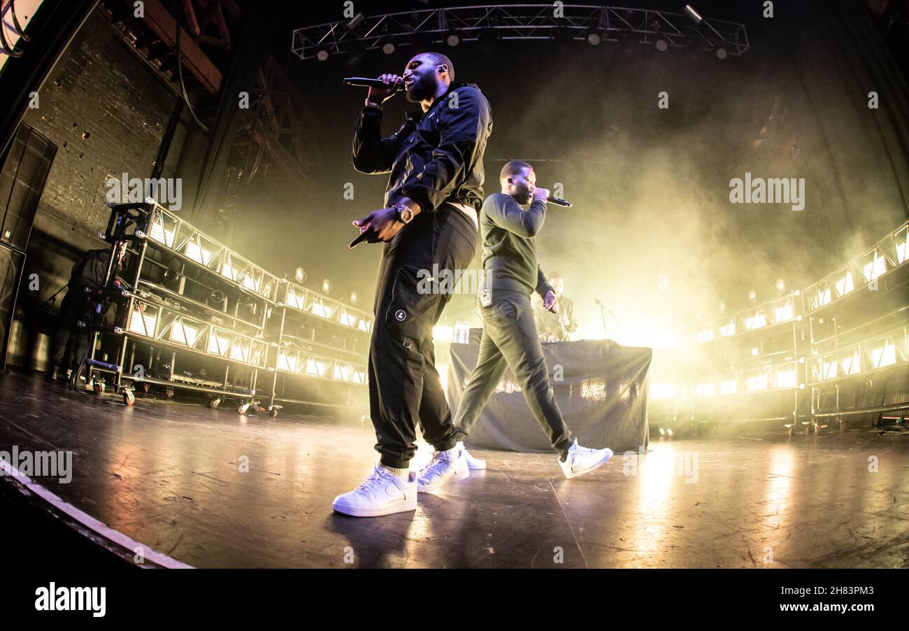 Bournemouth, Regno Unito. 26 novembre 2021. Headie One alla O2 Academy di Bournemouth, Regno Unito. 26 novembre 2021. Credit: Charlie Raven/Alamy Live News Foto Stock