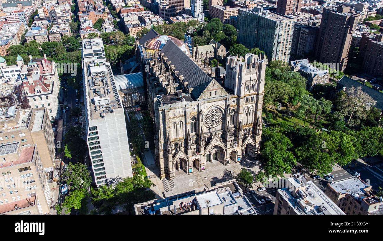 Cattedrale di San Giovanni il Divino, Cattedrale Episcopale, UWS, Manhattan, NYC, USA Foto Stock