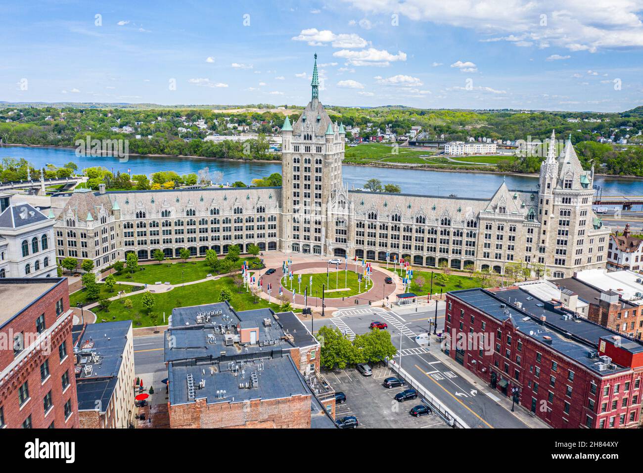 SUNY System Administration Building, Albany, NY, USA Foto Stock