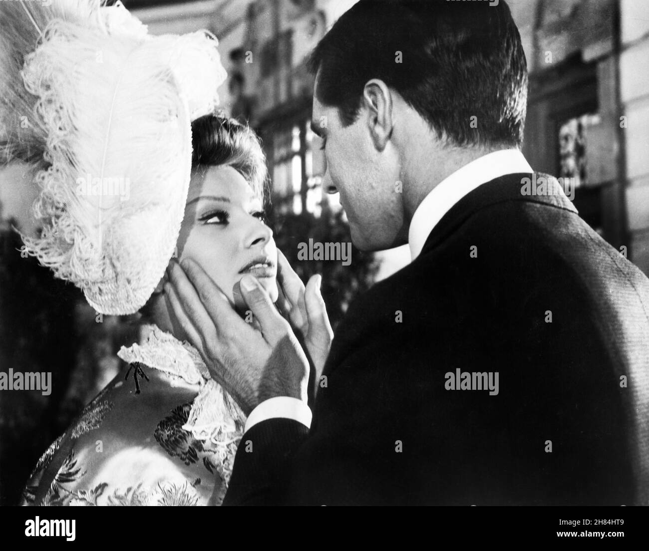 Sophia Loren, John Gavin, on-set del film, 'Un soffio di scandalo', Paramount Pictures, 1960 Foto Stock