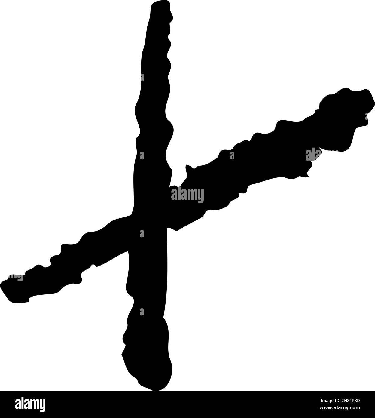 Contrassegno di conteggio su sfondo bianco o linea di hash sul muro della prigione Illustrazione Vettoriale