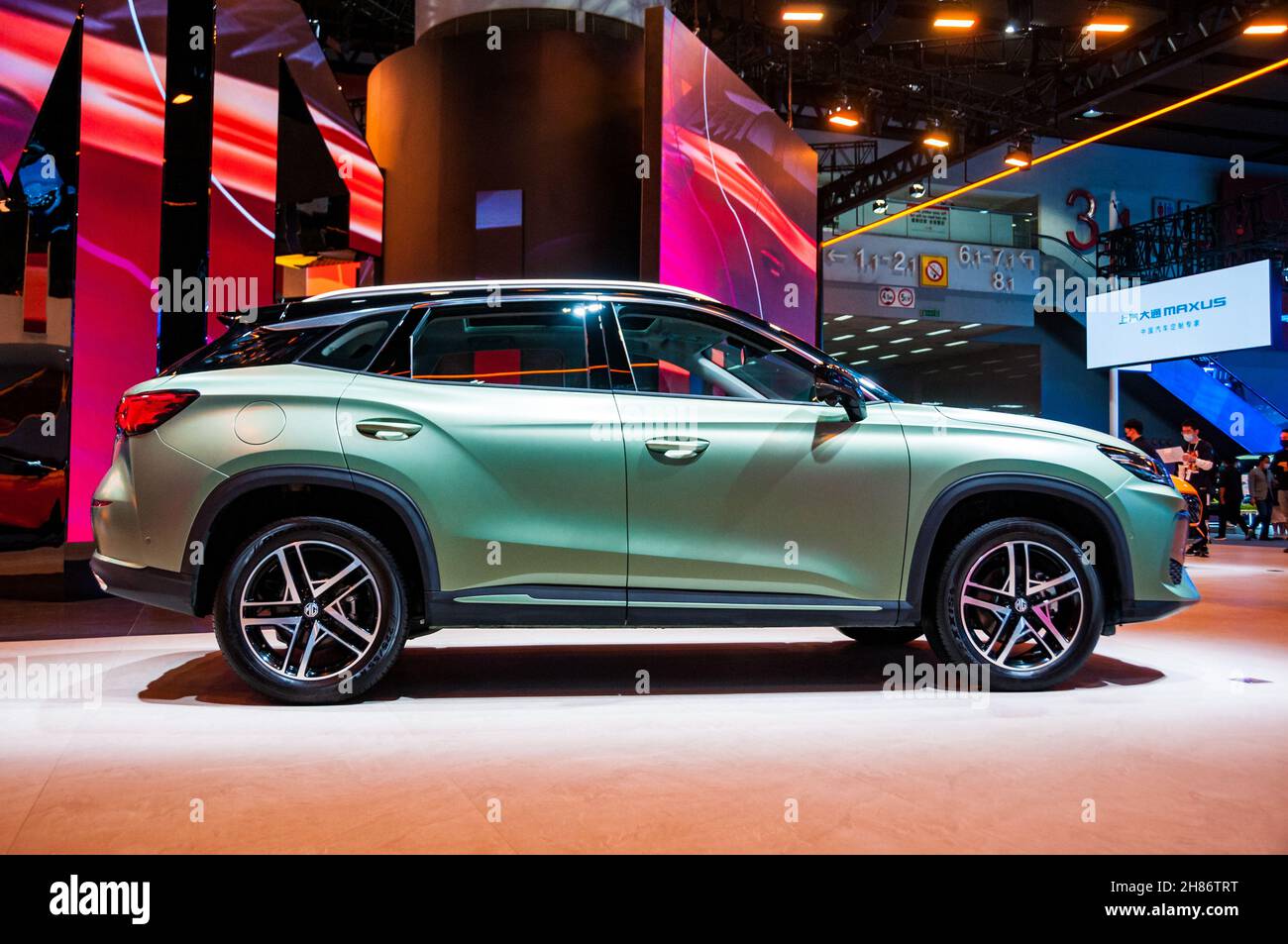 MG One SUV in mostra all'Auto Show di Guangzhou 2021, provincia di Guangdong, Cina. Foto Stock