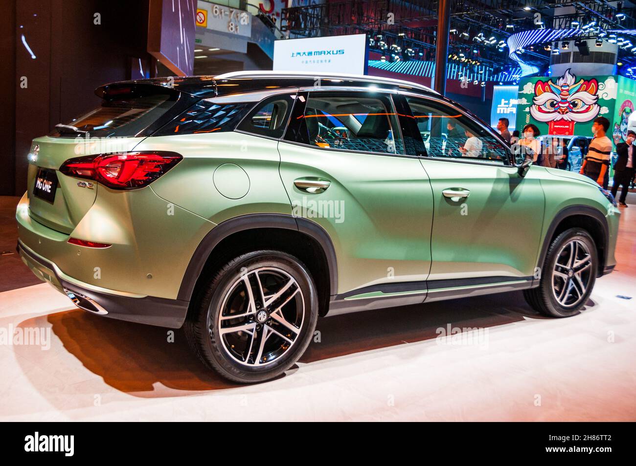 MG One SUV in mostra all'Auto Show di Guangzhou 2021, provincia di Guangdong, Cina. Foto Stock