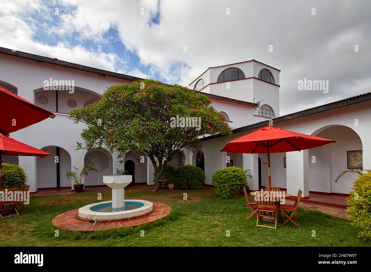 Grotan's Castle Hotel a Taveta, Kenya, Africa Foto Stock