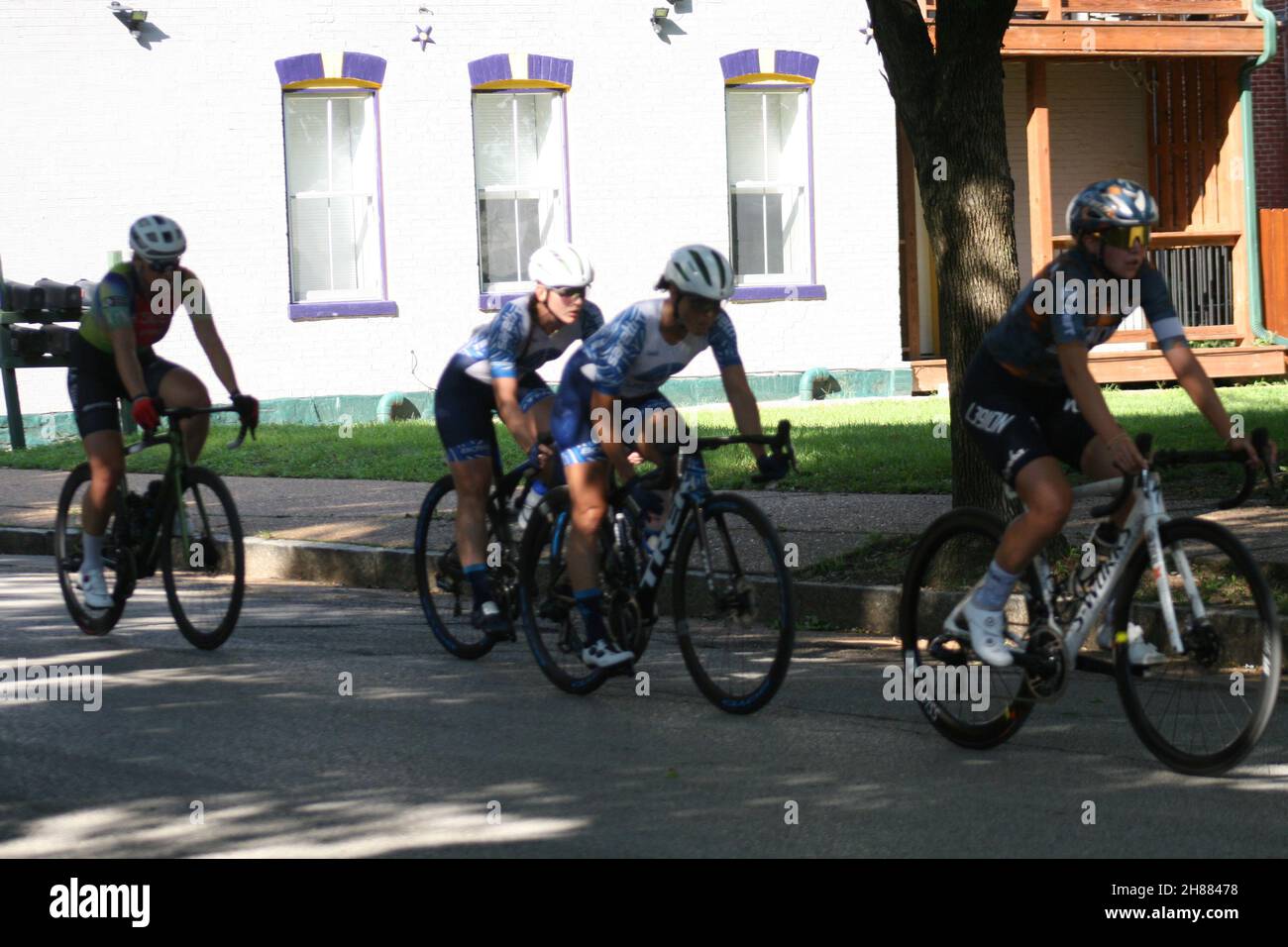 Le donne in bicicletta alla Gateway Cup 2021/Benton Park Classic 2021 Foto Stock