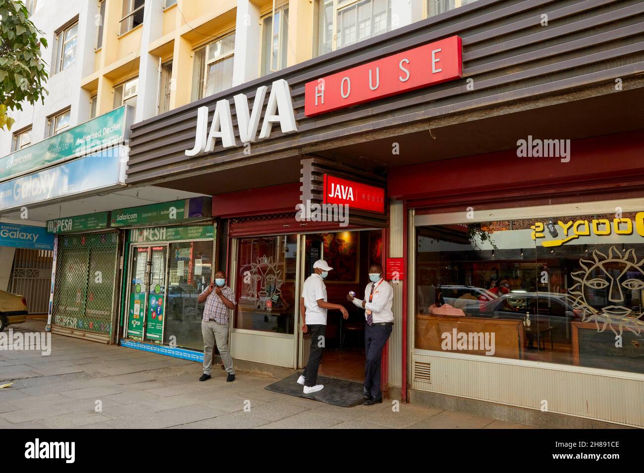 Java House cafe a Nairobi Kenya Africa Foto Stock