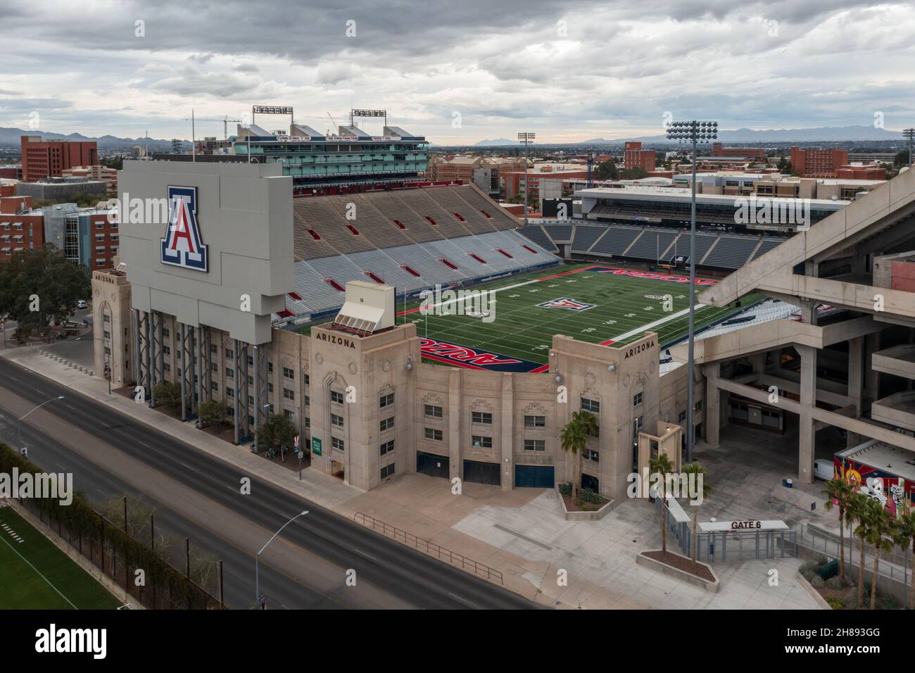 Stadio della University of Arizona a Tucson, Arizona Foto Stock