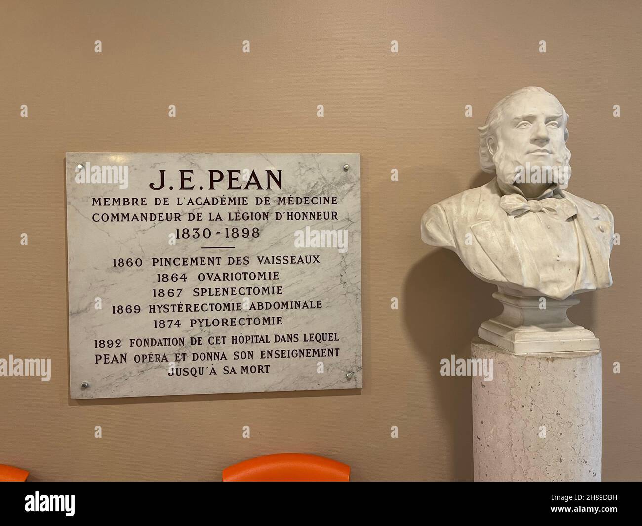 Jules emile péan, chirurgo Foto Stock
