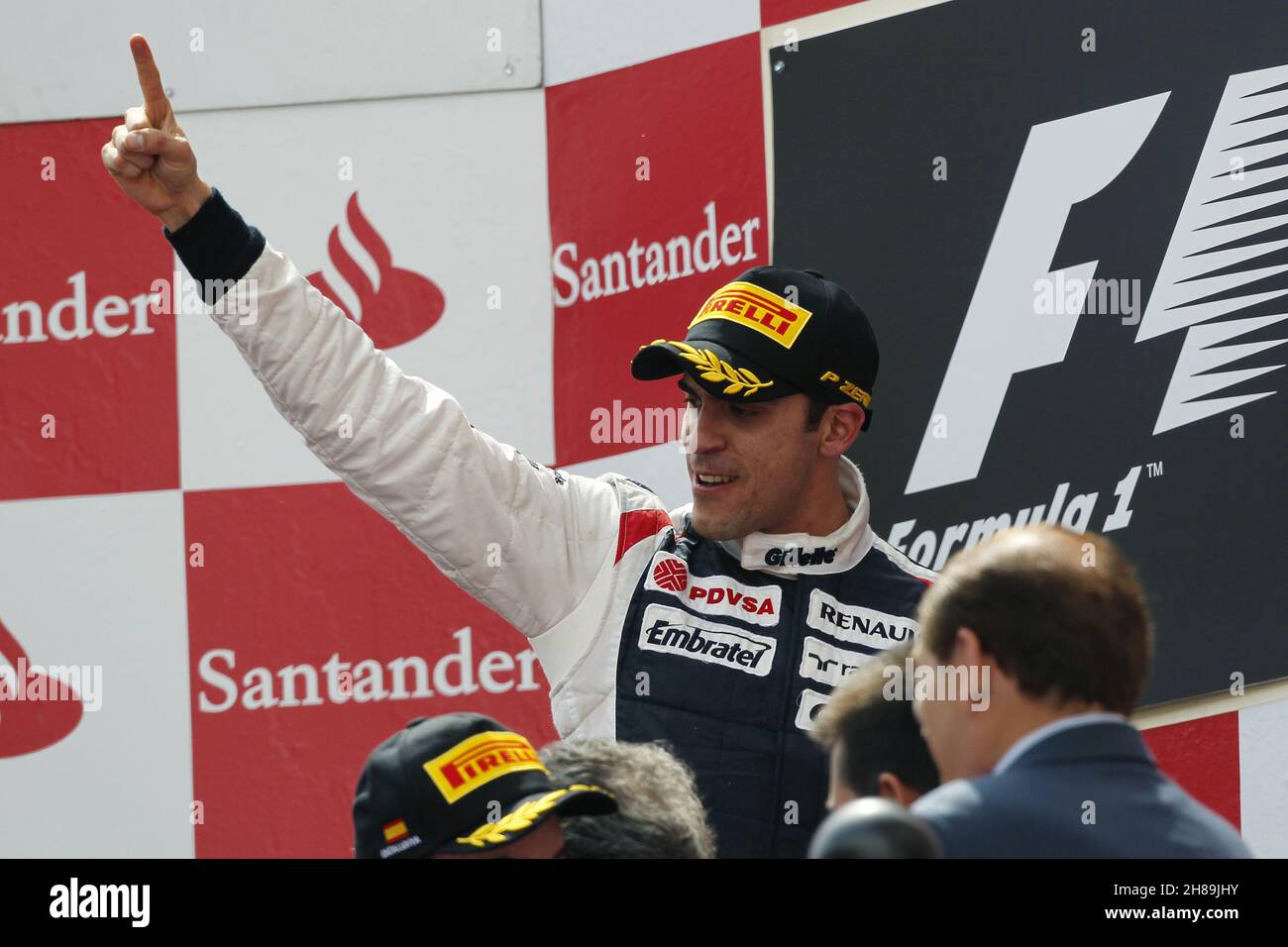 MOTORSPORT - F1 2012 - GRAN PREMIO DI SPAGNA / GRAN PREMIO D'ESPAGNE - BARCELLONA (ESP) - DAL 11 AL 13/05/2012 - FOTO : FRANÃ&#X87;OIS FLAMAND / DPPI - MALDONADO PASTOR (VEN) - WILLIAMS F1 RENAULT FW34 - AMBIANCE PORTRAIT - FOTO: DPPI F1/DPPI/LIVEMEDIA Foto Stock